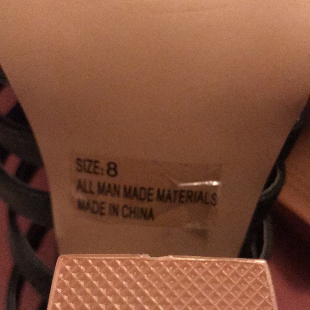 NWOT Qupid Booties/Heels Gladiator style - Picture 7 of 7